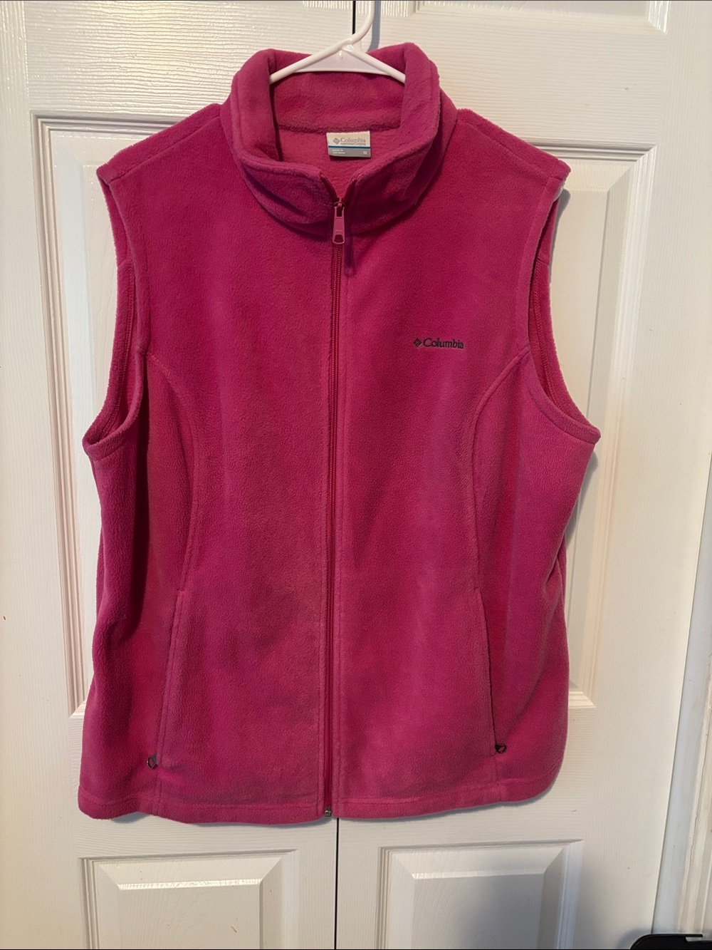 Columbia Women's Magenta Fleece Vest - Full Zip